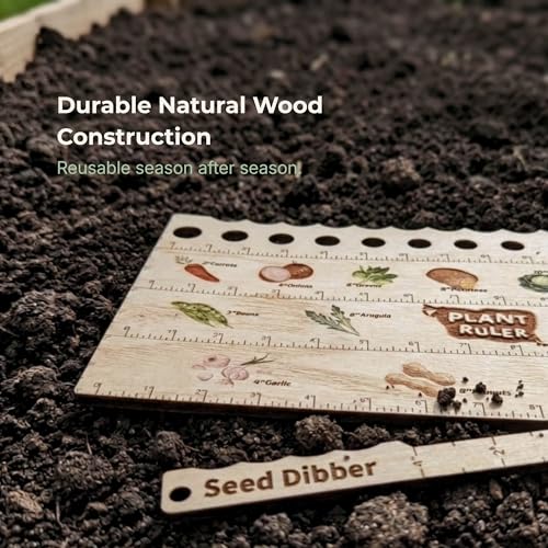 Seed Spacing Ruler for Square Foot Gardening and Raised Beds Planting Guide - view 5
