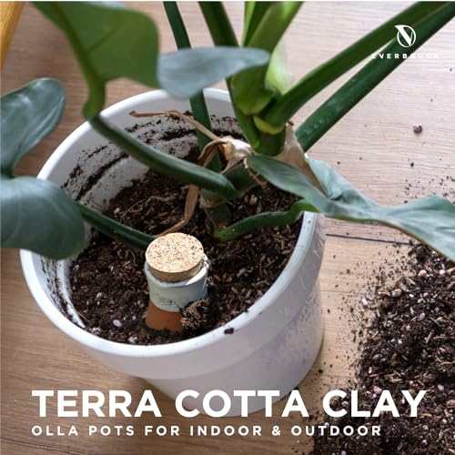 Plant Self Watering Globes - Terracotta Watering Spikes - Slow Release Olla Watering Pots - Drip Irrigiation Olla System - view 2