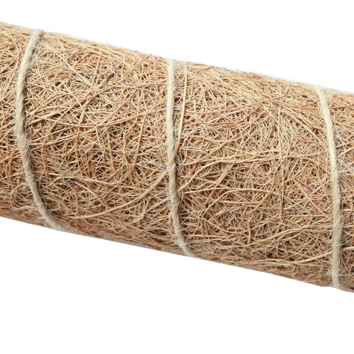 Moss Pole for Plants 4 Pack Natural Coco Coir Climbing Support Stakes with Plant Ties Indoor Monstera Plant Training Extension Poles 14.8inch Each Total 59.2inch - view 6