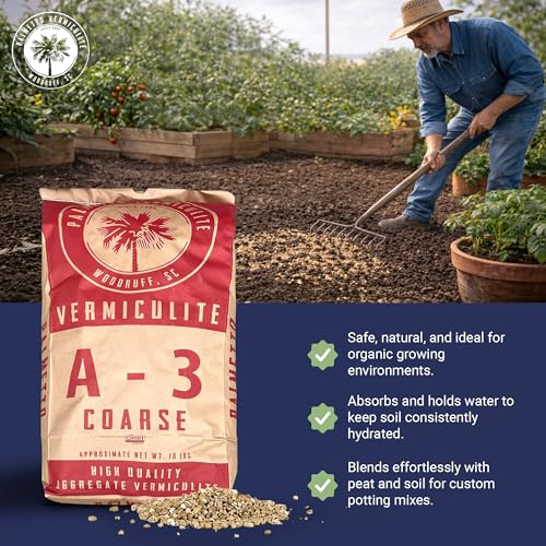 Coarse Vermiculite, A-3 Horticultural Grade, 4 Cu Ft Bag, 18 Lb - view 2