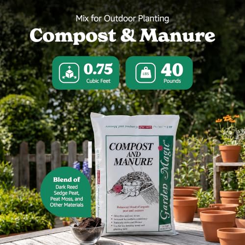 Michigan Peat Odor-Free Compost & Manure Blend, 40 lb, 6-Pack - view 2