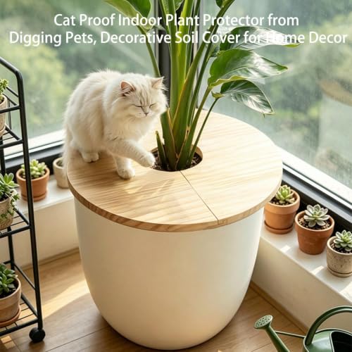 Plant Pot Cover Wooden Interlocking Waterproof Guard - view 5
