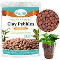 2LB Leca Clay Pebbles for Plants, 4mm-16mm Clay Balls for Hydroponic