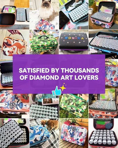 30 Slots Storage Container for Diamond Art Kits for Adults, Portable Bead Storage Boxes for Diamond Painting Accessories and Tools - view 6