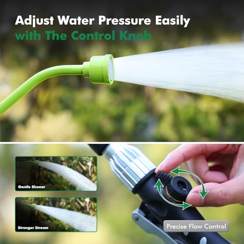 Heavy Duty Metal Watering Wand 24 Inches, Water Wand for Garden Hose - view 4
