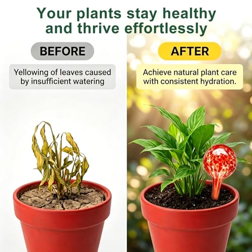 Self Watering Globes,6 Pack Plant Watering Globes,Plant Water Bulbs - view 4