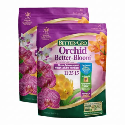 Orchid Better-Bloom Fertilizer, 11-35-15 | Urea-Free | Water Soluble | For Orchids | Promotes Blooms