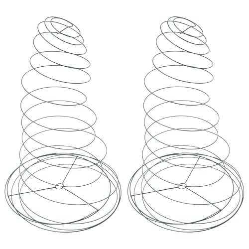 2pcs Spiral Vegetable Plant Support Stainless Steel Cage