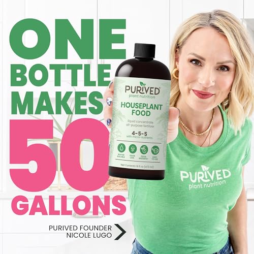 16oz All-Purpose Liquid Plant Fertilizer - Makes 50 Gallons, for Indoor Houseplants, All-Natural, Groundwater Safe, Made in USA - view 3