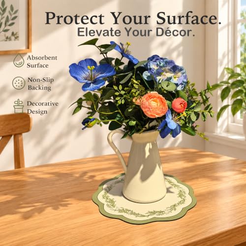 2-Pack 12" Absorbent Plant Mats for Indoor Plants, Vases & Planters - view 2