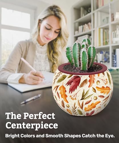 Unique 3D Puzzle Planter - 80 Plastic Pieces [K1108] - view 3