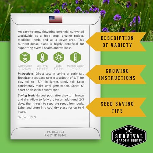 Ultimate Medicinal Herb Seeds, 36-Variety Heirloom Non-GMO Pack - view 6