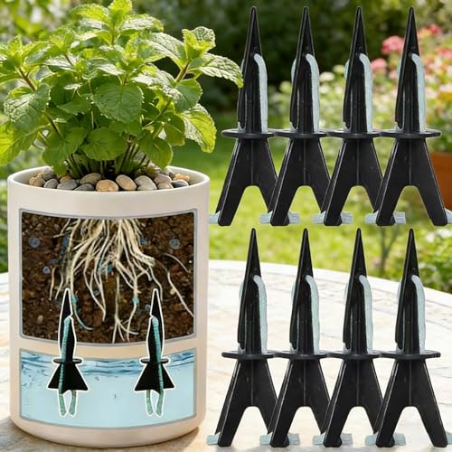 50Sets Self Watering Spikes Automatic Plant Waterer Irrigation System Adjustable Indoor Outdoor Garden Devices Drip Feeder Tool