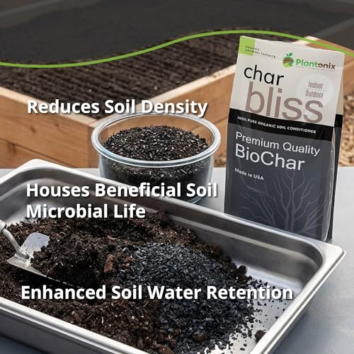 Char Bliss (24 Qts) - Organic Biochar Soil Amendment for Plants & Gardening - view 5