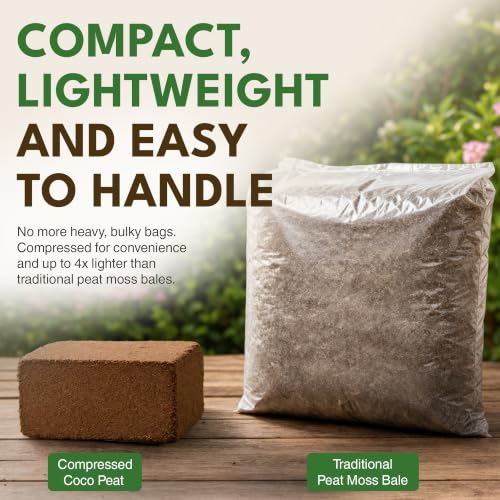 Coco Peat Garden Soil, Concentrated Peat-Free Potting Mix - view 3