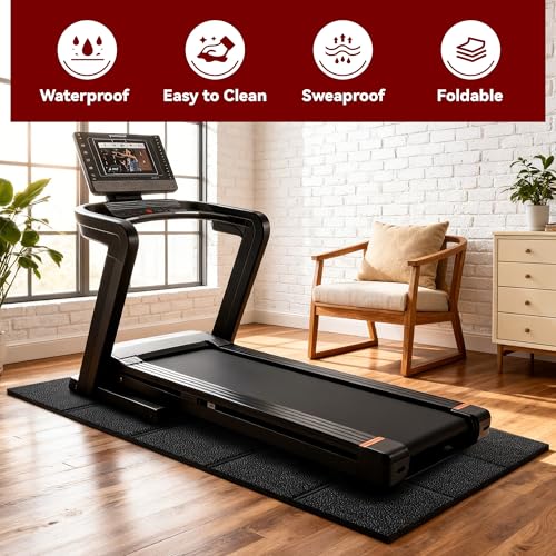 Treadmill Mat – 79" x 39", 0.2" Thick Non-Slip Walking Padl Mat for Carpet Floors & Hardwood, Shock Absorbing Exercise Mat & Under Treadmill Mat for Floor Protection in Home Gym - view 6