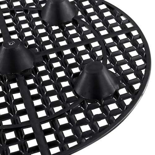 20 PCS 12 Inch Black Plant Level Pot Elevator, Plastic Plant Risers, Round Flower Pot Holder for Indoor Outdoor Gardens Patios Balconies Windowsill - view 3