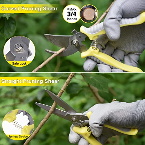10Pcs Heavy Duty Stainless Steel Garden Hand Tools Set for Planting - view 4