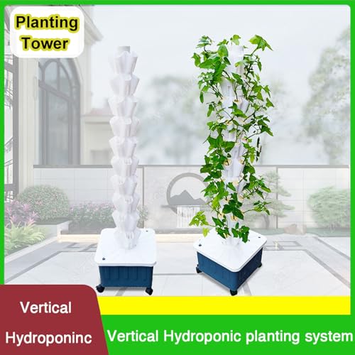Hydroponic Tower Growing System with Pump - Indoor/Outdoor Vertical Garden Kit for Growing Fresh Fruits & Vegetables, Space-Saving, Easy Setup, Perfect for Home Gardening - view 3