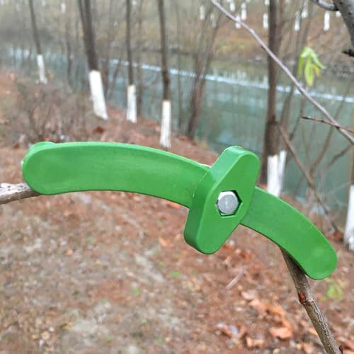 8PCS Twig Bending Clips, Adjustable Plant Branch Benders, Reusable Garden Branch Training Tools, Fruit Tree Direction Growth Accessories, Bonsai Angle Control Helper, Green - view 2
