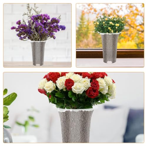 8pcs White PP Orchid Pots Reusable Nursery Plant Containers - view 4