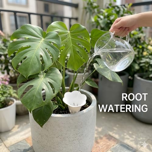 3-in-1 Deep Root Watering Spikes,Plant Aerator & Fertilizer Funnel(10 Pack) - view 4