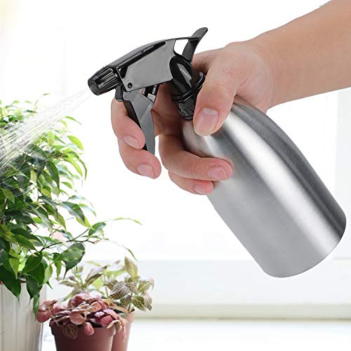 500mL Stainless Spray Bottle,Vinegar Sprayer Dispenser,Gardening Kitchen Watering Spraying Bottle Adjustable Nozzle Can Water Sprayer for BBQ Cooking - view 4