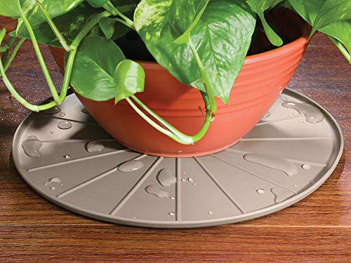 12" Coasters for Home Surfaces, Anti-Skid, No-Slip knibs - Set of 4, Tan - (8A12CSTTN) - view 4
