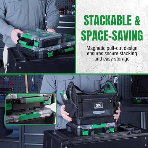 13.5-Inch Small Part Organizer, Portable Tool Box Organizer, IP65 - view 7