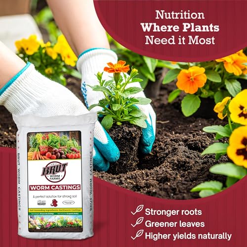 Organic Worm Castings, Natural Fertilizer for Plants, 30 lb - view 5
