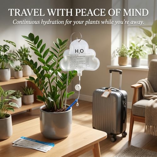 2 PCS Plant Self Watering Devices Irrigation Dripperswith Flow ControlIndoor,Self Automatic Plant Watering System with 500mL Water Bag, for Indoor Outdoor Plant Waterer - view 6