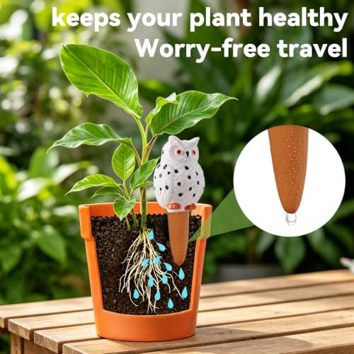 Terracotta Watering Spikes Slow Release Watering Stakes 4-Pack - view 2