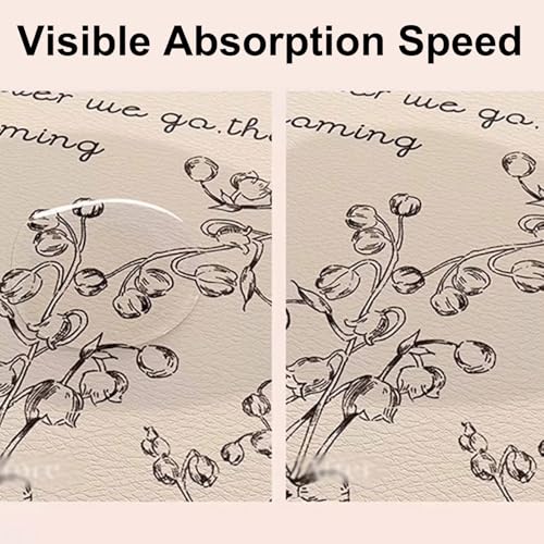 Printing Window Sill Mat - Floral Print, Pet Pad Perch, Waterproof Absorbent Non-Slip, Cut-to-Fit for Bay Windows & Balcony(White,4x79in) - view 4