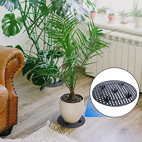 4 Pcs Plant Level Pot Elevator, 12 Inch Plant Stands, Plant Pot Saucer - view 5