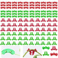 120Pcs Plant Training Clips, Lst Clips for Low Stress Training Plant Stem Support, 90 Degree Angle Plant Clips， Plant Climbing Wall Clips for Plant Gardening Trellis Growth