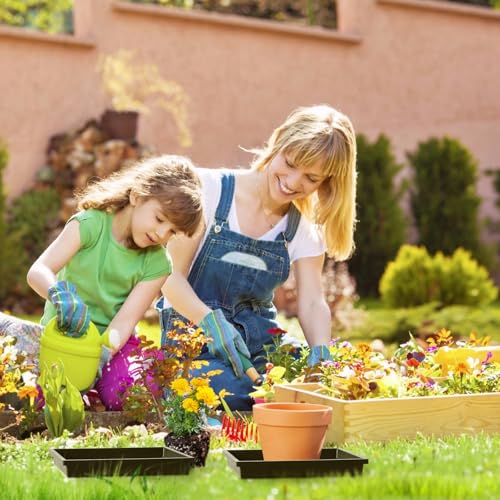 Square Plant Saucer 12 Inch 2 Pack Tray Plastic Pot for Outdoor - view 5
