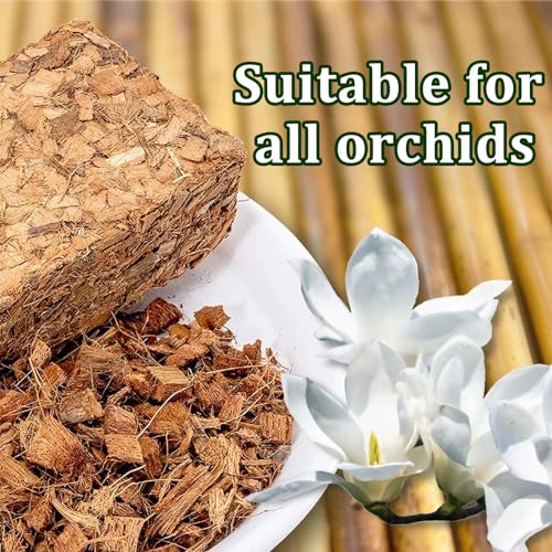 Coco Husk Chips Coconut Substrate for Garden Potting Soil Coconut Brick for Indoor Outdoor Flowers Plants Compressed Low EC Coco Husk Mulch for Garden Coconut Substrate for Reptiles - view 5