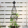 Metal Garden Trellis for Climbing Plants – 29.5" Durable Support