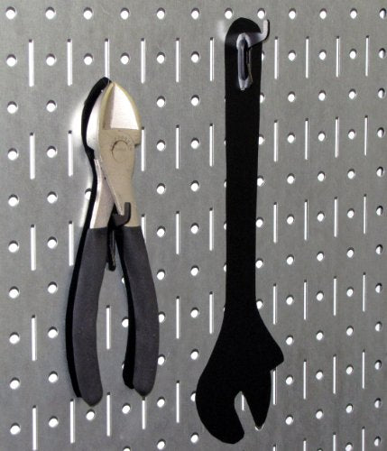 Pegboard Basic Utility Tool Storage Pegboard Organizer with Black Accessories - view 5