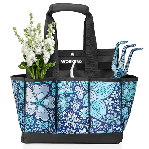 Garden Tool Bag, 9 Pockets Gardening Bag