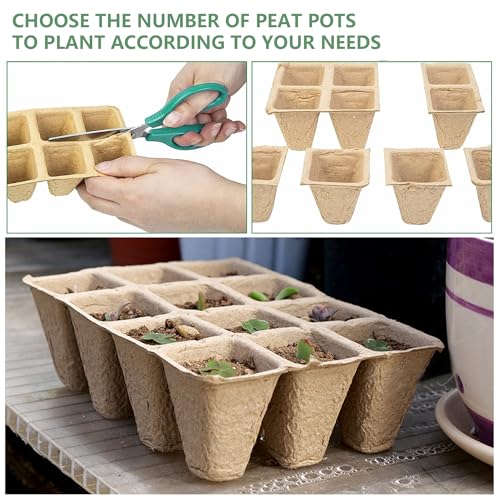 120 Cells Seed Starter Tray, 10 Pack Plant Starter Kit - view 4