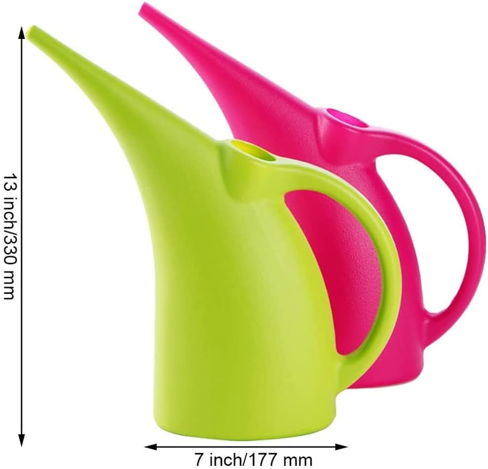 Plastic Watering Can, Elegant Watering Pot, 1/2-Gallon (Green) - view 5