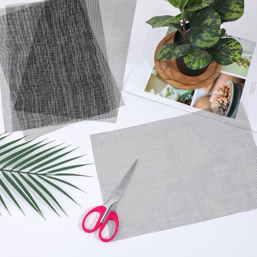 10pcs Plant Mesh,11.8x7.8 Inch Reusable Mesh for Plants,Terrarium Mesh for Drainage Soil Leakage Prevention, Indoor & Outdoor Potted Plants - view 5