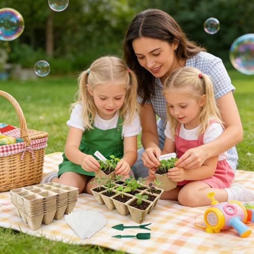 Plant Starter Pots 12-Grid Root-Friendly Repotting Cup - view 5