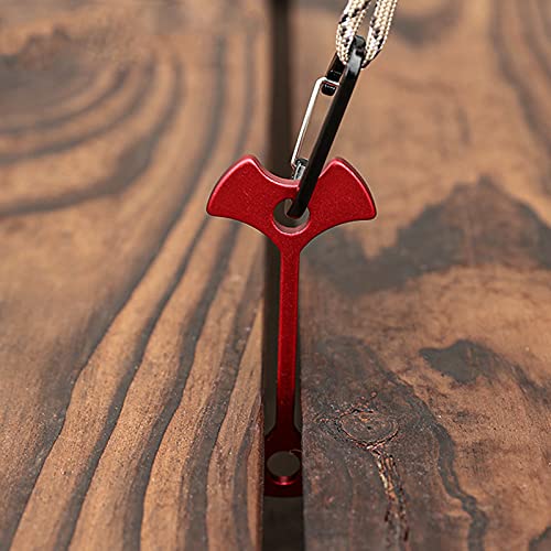 12 Pcs Fishbone Tent Stakes Pegs Lengthen Deck Nail Anchor Hook Aluminum Guyline Cord Adjuster Camping Hiking Outdoor Awning Rope Tensioners Kit for Gallery Road or Timber Deck Accessories - view 4