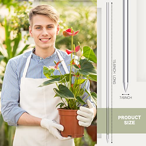 30 Pcs 15.6 Inch Clear Acrylic Plant Support Stakes - view 3
