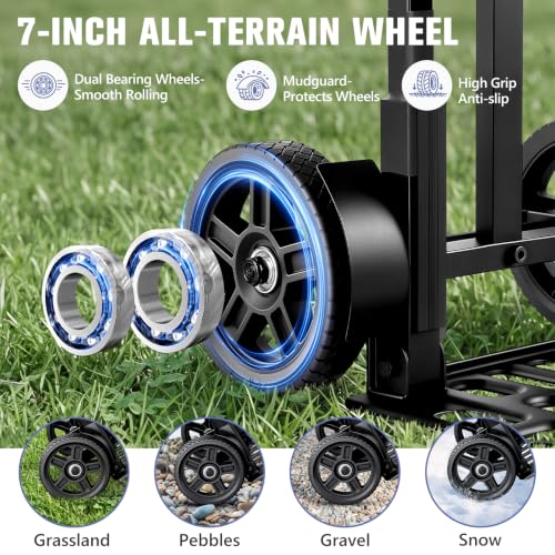 Plant Dolly Cart, 300LBS Foldable Heavy Duty Plant Caddy with Wheels - view 4