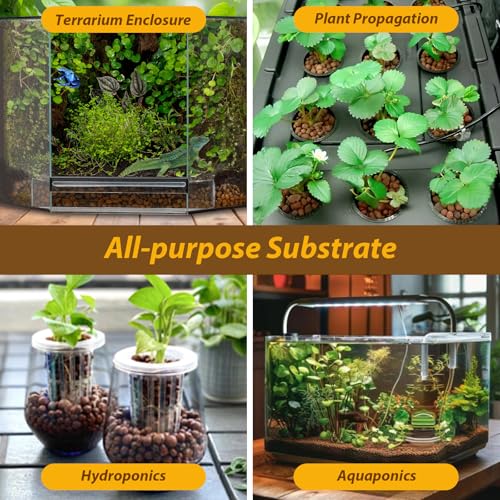 2 LB Organic Expanded Clay Balls Terrarium Substrate for Reptiles - view 7