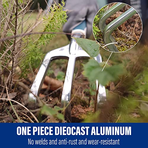 Gardening Tools Set of 9 Heavy Duty Garden Tools with Non-Slip Rubber Grip with Large Garden Bag, Durable for Garden, Weeding, Gifts for Women,Men - view 2