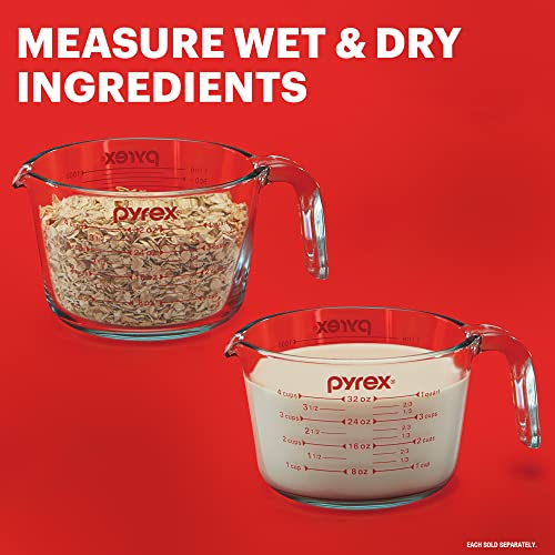 4 Cup Glass Measuring Cup For Baking and Cooking - view 2